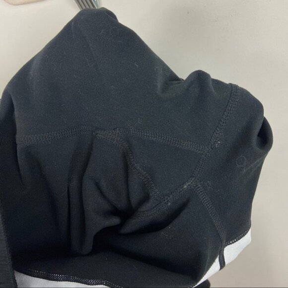 Fabletics Beckham Capri Powerhold Leggings Black Womens Size Small Drawstring - Picture 8 of 10